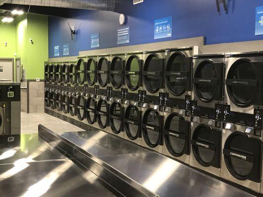 Many clean large dryers.