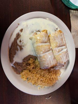 Chicken chimichanga