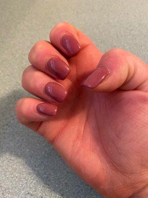 Uv gel manicure