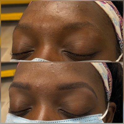 Brow wax & tint