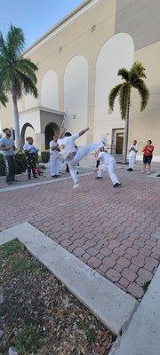 Street performers Capoeira