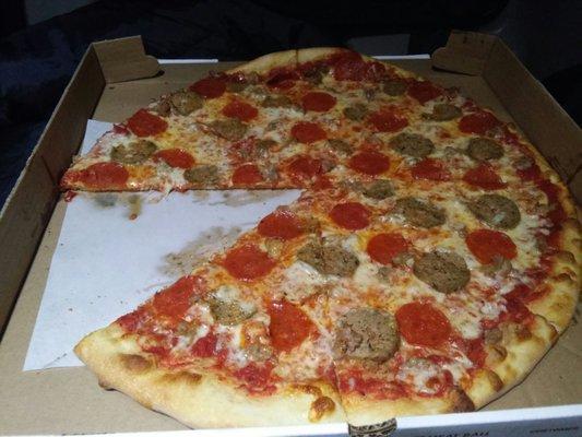 The Large Meat Lovers pizza!