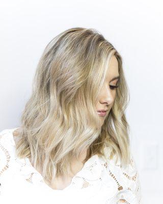 Iced coconut balayage and babylights.