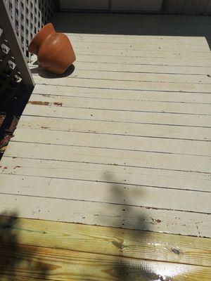 Deck after