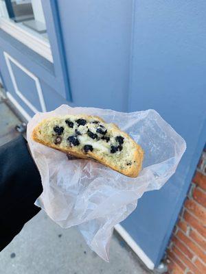 Blueberry cheesecake cookie from Chip City