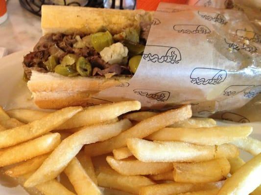 Italian Beef with fries