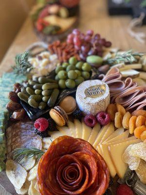 Charcuterie and cheese boards