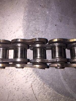 Chain falling apart