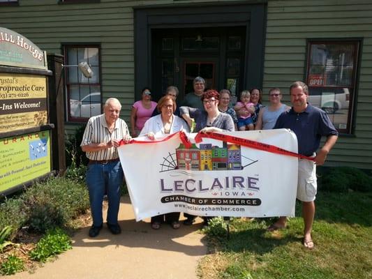 Ribbon-cutting ceremony, August 24, 2013