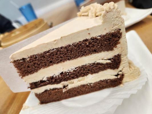 Mocha Cake Slice