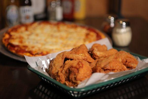 Great pizza and chix all the time and even better with the Monday Special!