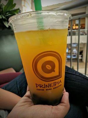 Mango green tea