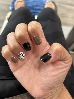 My first rodeo themed nails