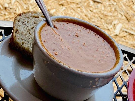 Tomato Gorgonzola soup- omg the best!