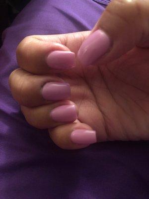 Pretty lilac nails