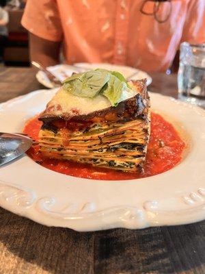 Spinach lasagna