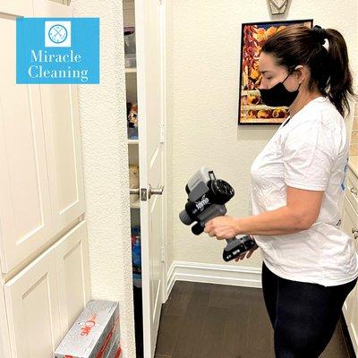 As our way of keeping our community safe, we are offering our Disinfecting Spray Service on all Deep Cleanings and Move In/Move Out Cleaning