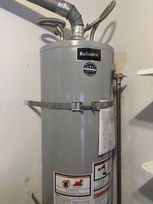 Water Heater Installed