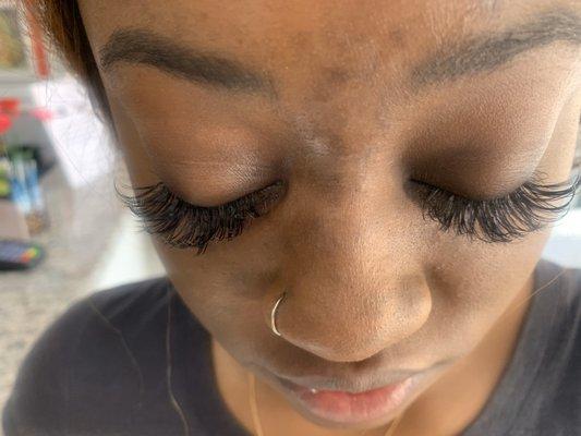 Lashes. Quick and no irritation after!