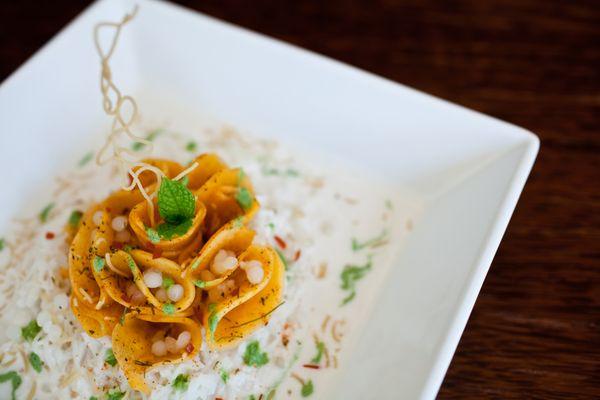 Persimmon salad (when in season)