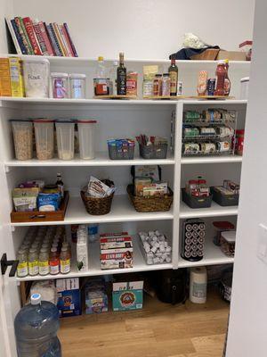 Pantry makeover