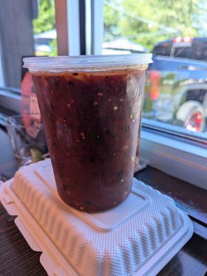 32oz Salsa to-go for $20.