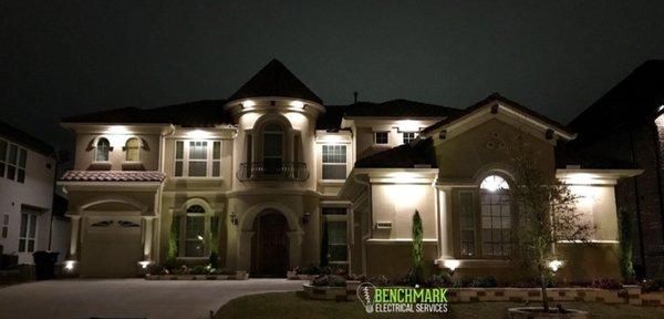 Recessed Can Lighting in eaves, Frisco TX