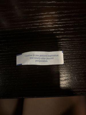 Fortune cookie