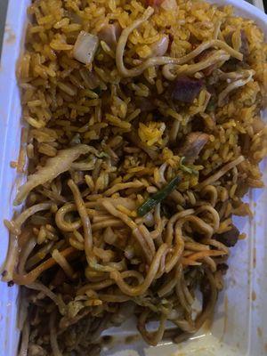 Extra spicy lo mein combo. Fantastic!