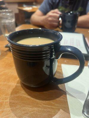 Huge mugs of coffee