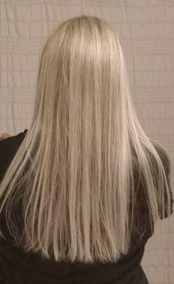 Blonde highlights.