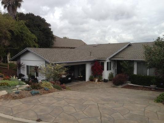 Asphalt Shingle repair and re-roof. GAF Certified Contractor.