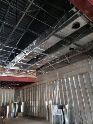 Commercial duct work fabrication