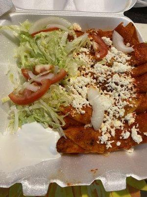 enchiladas potosinas