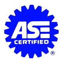 ASE certified technicians.