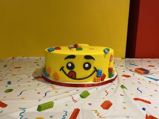 Lego cake for Birthday Party