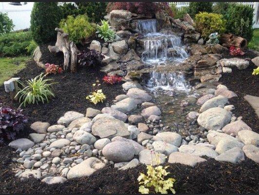 Smaller pondless waterfall