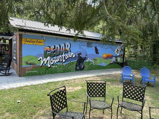 Mural of Cedar Mountain