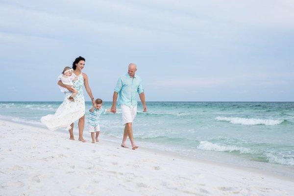 Family Beach Portraits - mini sessions, hour sessions, and extended family sessions available.