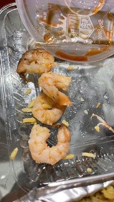 Uncleaned shrimp!