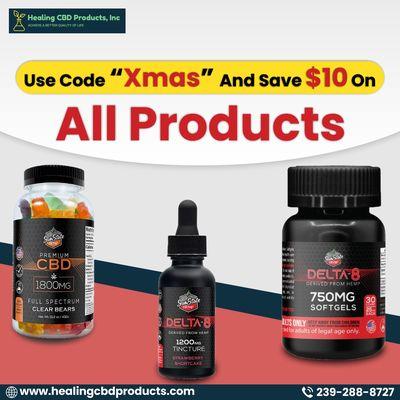 Give the Gift of Healing this season with Products from Healing CBD Products 239-288-8727