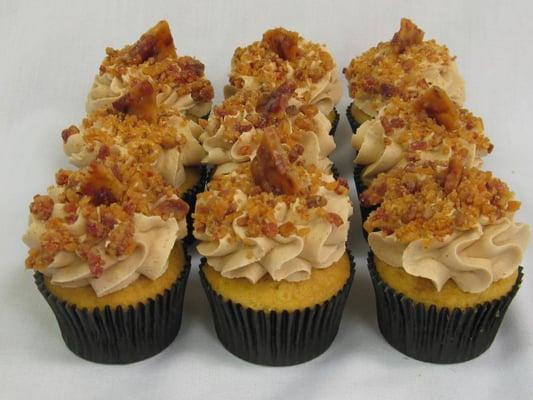 Calling Elvis -  banana cake peanut butter icing and baconbrittle sprinkles