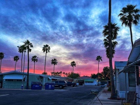 Yuma Sky in evening.