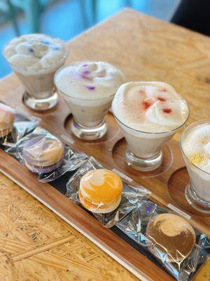 Latte Flights (macarons sold separately)