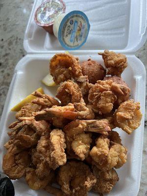 Shrimp plate.