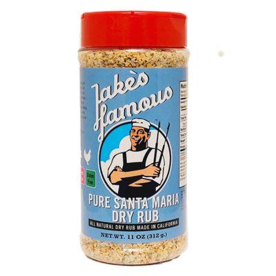 Jake's Famous Pure Santa Maria Dry Rub 11 Oz