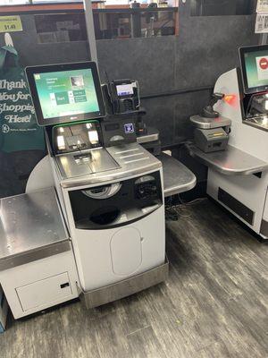 They got self checkout