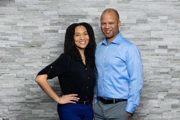 Dr. Amira May Woodruff and Dr. Warren Woodruff