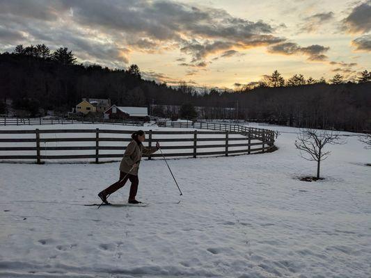 Skiing Winter 2024 - Farm at Williams River House