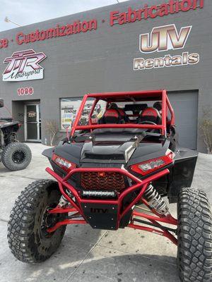 Polaris RZR XP4 1000 cage swap.